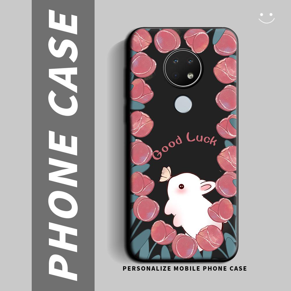 For Nokia 7.2 6.3 6.2 5.4 5.3 5.4 Case Cartoon Cute Flower Shockproof Silicone Soft Phone Case For Nokia 3.4 2.4 1.4 Back Cover