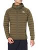 Red Run Hoody New Size S Men's NY82173, Water-Repellent, Warm, Taupe,