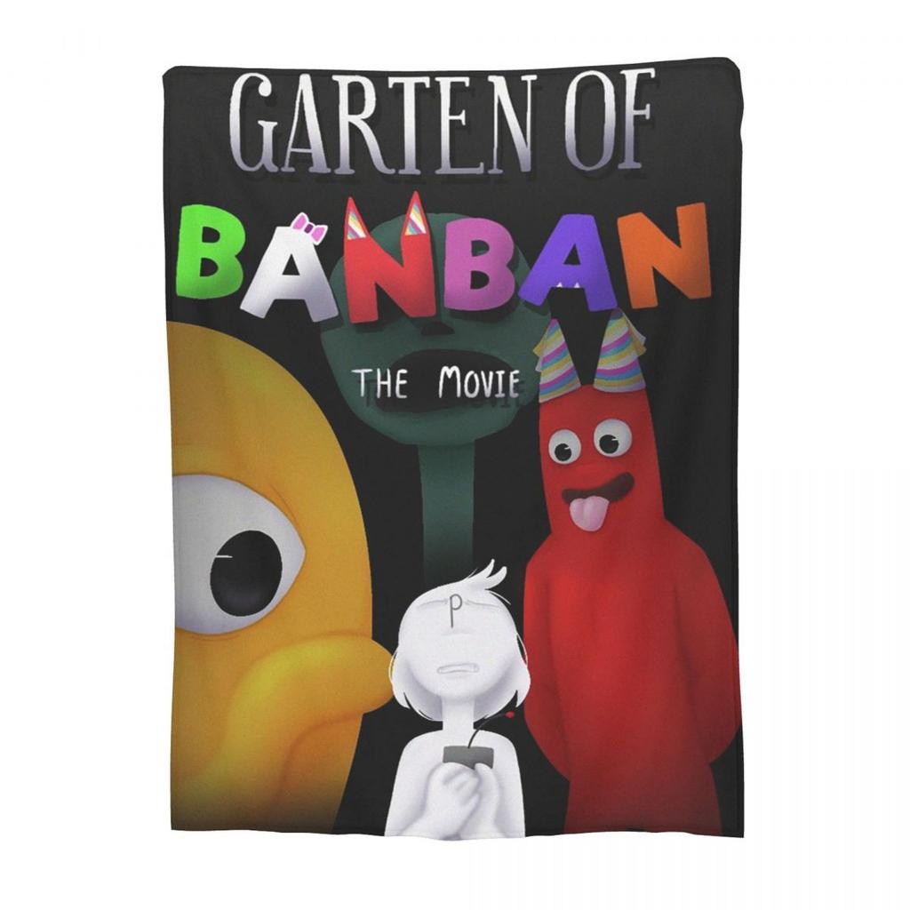 Мультяшное одеяло Garten Of Banban Флисовое плед-накидка для дивана Портативные пледы для кровати Путешествий Покрывало Одеяло
