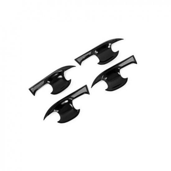 Для Toyota Highlander - Декоративная накладка на ручку двери (чаша) - Глянцевый черный