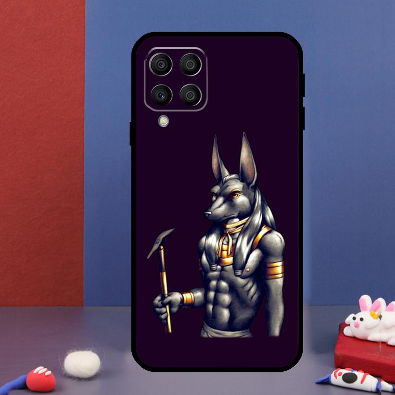 Anubis Ankh Egyptian God For Samsung Galaxy M31 M51 M33 M13 M23 M53 M15 M55 M14 M34 M54 M20 M30s M32 M52 Phone Case