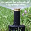 Popup Sprinklers 1/2inch Thread Copper Telescopic Buried Professional for Landscaping Garden Irrigation Nozzle