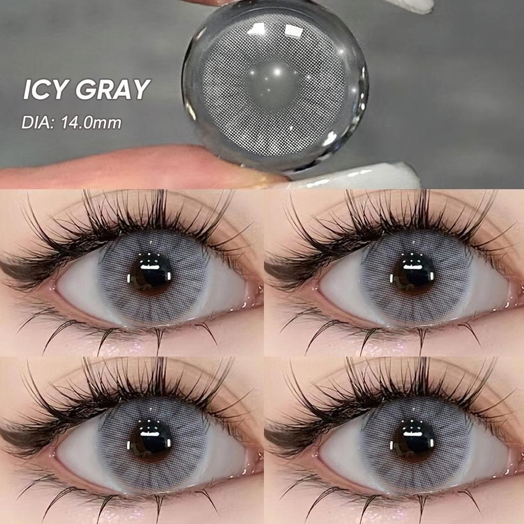 Мягкие цветные линзы без диоптрий, 1 пара