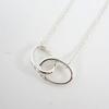 [Used] TIFFANY/Tiffany 925 Double Loop Necklace [g389-59]