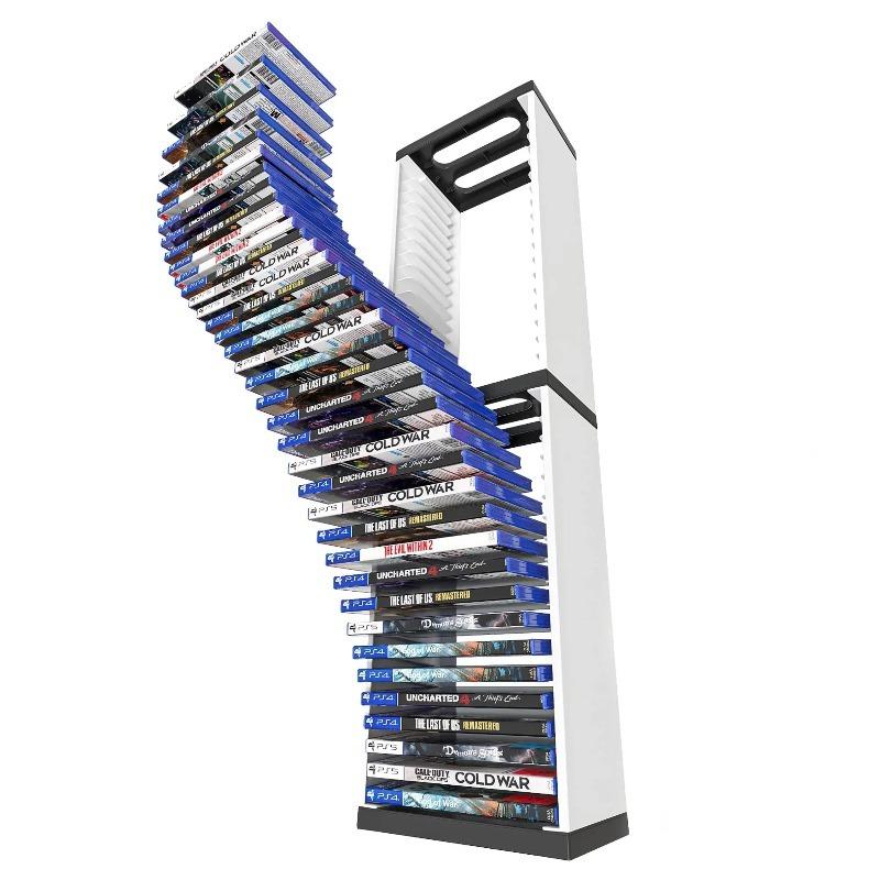 Console Disc Double-layer 36 CD Storage Box Holder For PS5/PS4/Nintendo Switch Disc Shelf For Xbox Series X Holder Accessories
