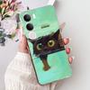 Silicone Case For Vivo Y19s V2419 Cover Lovely Cat Butterfly Cartoon Soft Back Protective Shell For Vivo Y19s 4G Y 19s TPU Coque
