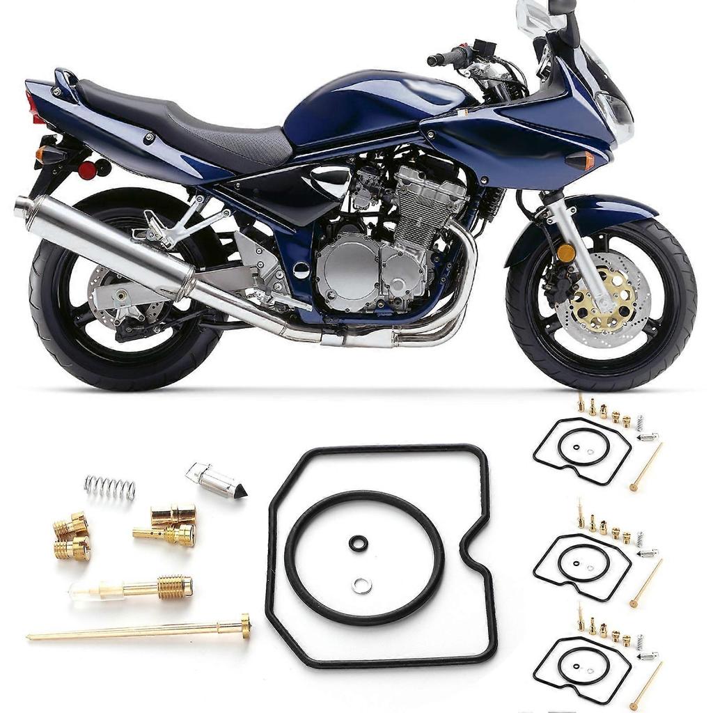 4 Sets Carburetor Rebuild Kit Carb Repair Parts Fit for Suzuki GSF600S Bandit 1996-2003