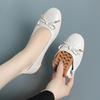 Women Summer Shoes Spring  Flat Casual Shoes Women Round Toe Large Size Cutout Mom Shoes Women