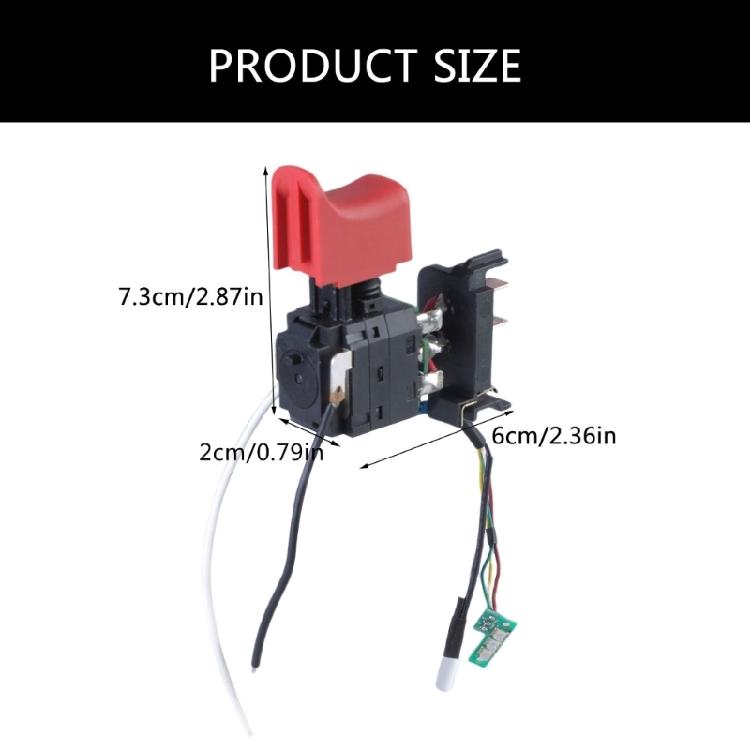 Replacements BS10.8V Switches for BS 10.8V 12V Quick Basic Parts Cordless Drill Switches Power Tool 343410350