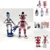 5 шт. Фигурки Fnaf Five Nights At Freddys Светящиеся Фигурки Действия Яркие Цвета и Уникальные Стилі Для Детей Коллекционеров И Подарков