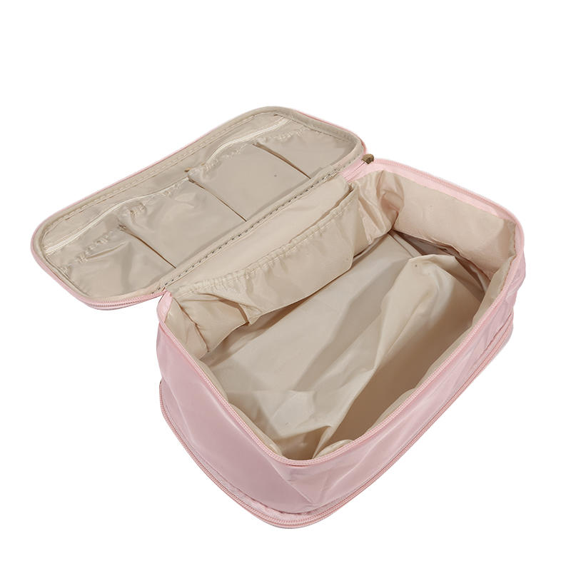 Двухслойная дорожная сумка для хранения вещей для деловых поездок, переносное нижнее белье, носки, большая вместительная сумка-органайзер