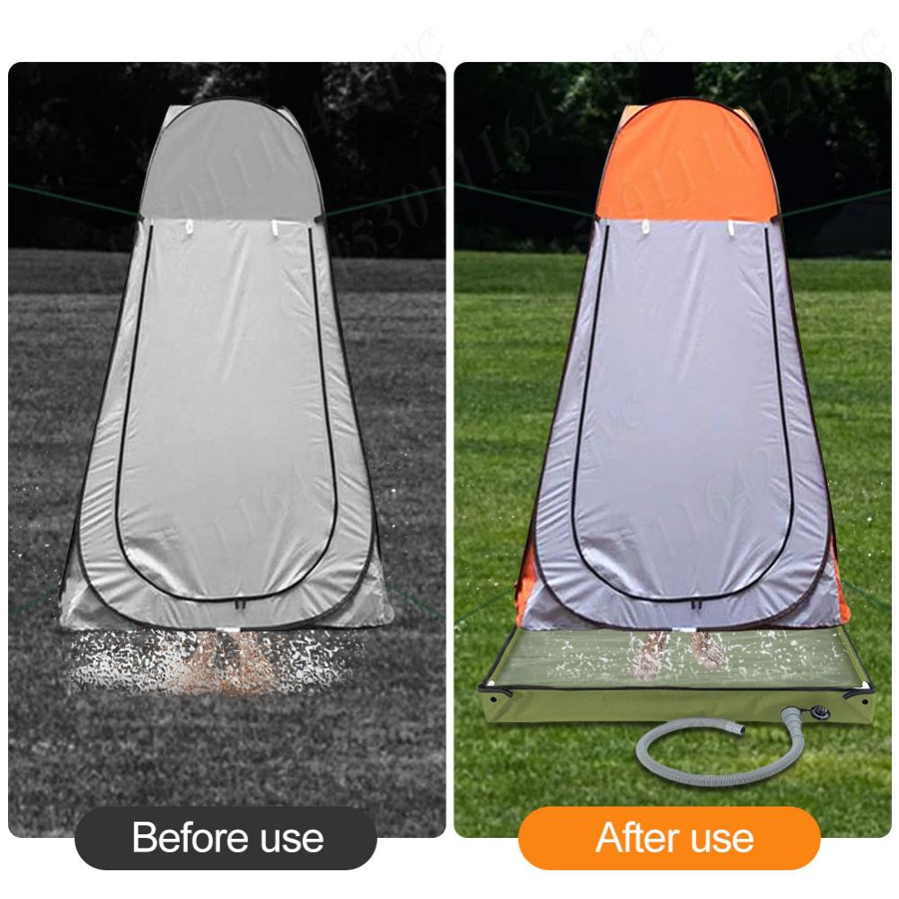 Складной душевой поддон Портативный душевой поддон со сливным шлангом Основа для пола палатки для кемпинга Поддон для душа на открытом воздухе для пляжа Путешествий Кемпинга