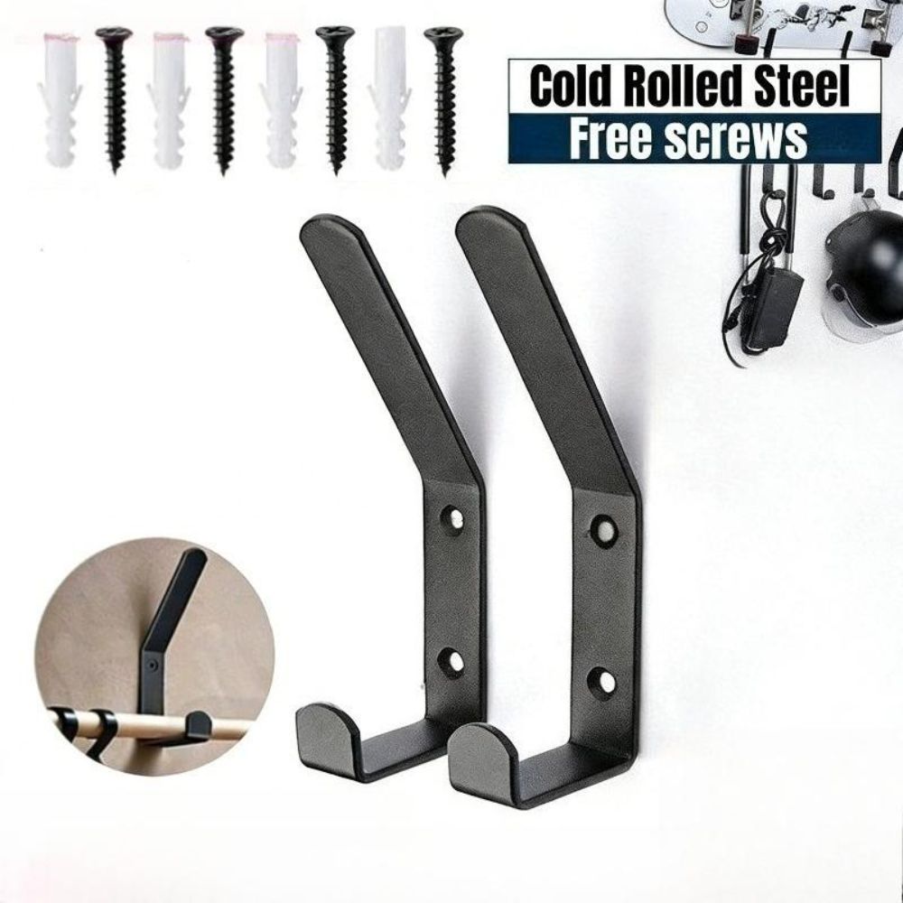 Load Bearing Utility Wall Hooks Rust Resistant Tool Hanging New Skateboard Wall Rack Home Storage