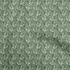 Cotton Flex Dark Green Fabric Asian Batik Paisley Craft Projects Decor Fabric Printed By The Yard 40 Inch