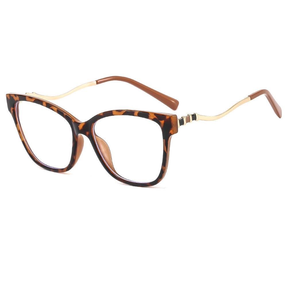 TR90 Frame Fashion Blue Light Blocking Glasses Retro Brand Designer Cat Eye Optical Eyeglasses Women Computer Eyeglasses Girls
