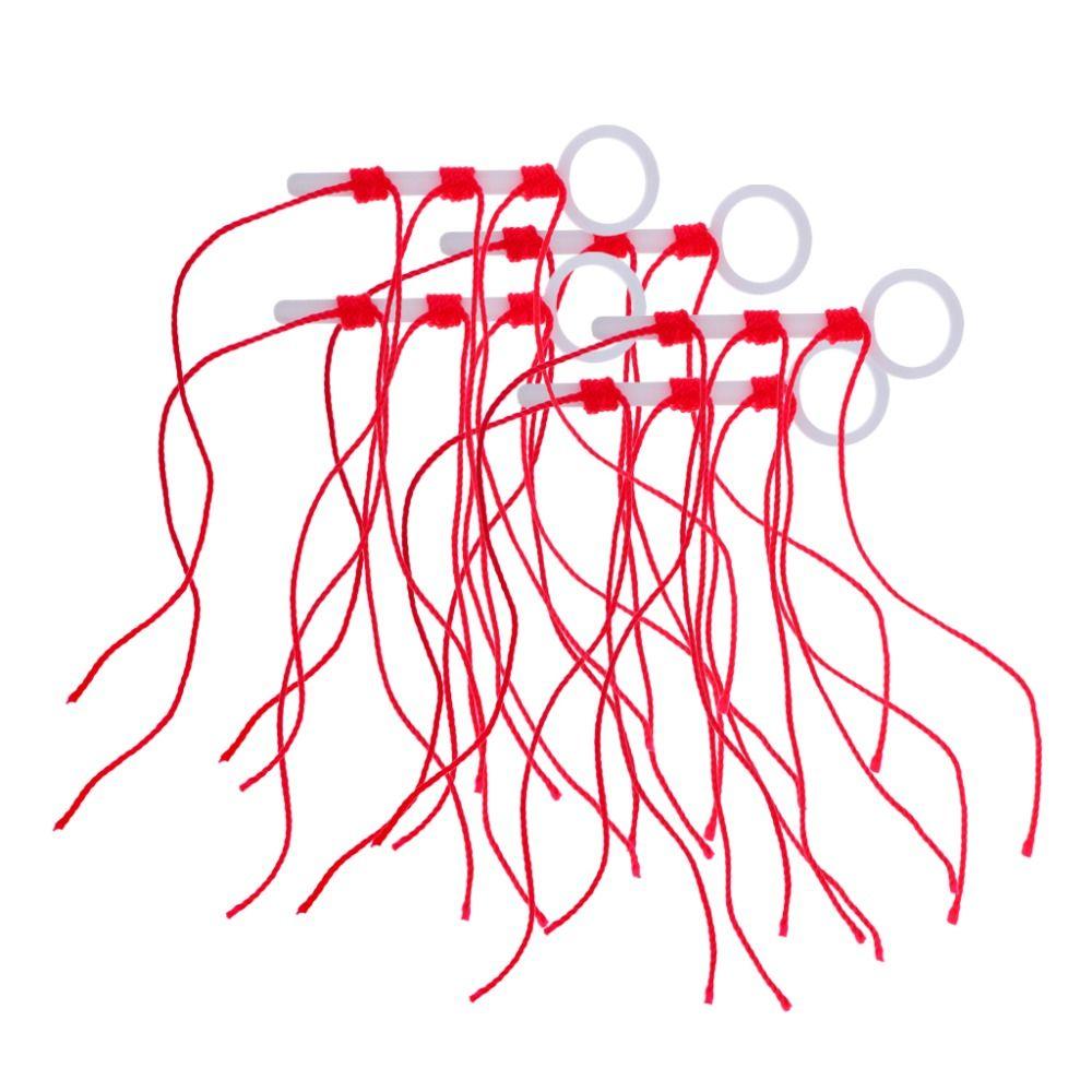 50pcs Cord String Cotton Thread Knot Fishing Tools Bobber Looper Stop Knots Rock Fishing