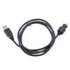 Dashboard Panel Cable 3.3ft USB C To USB 3.0 Threaded Flush Mount Rain Proof Extension Cable for