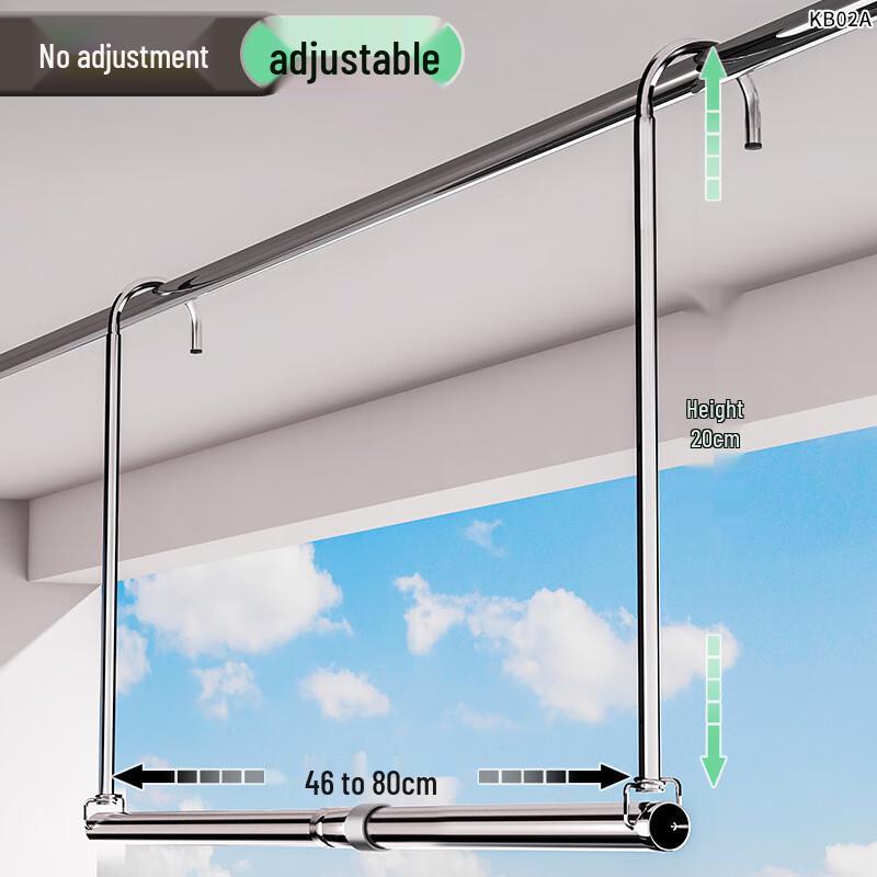 OIMG Retractable Laundry Drying Rack