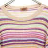 Missoni Сделано в Италии Узор с бордюром Свитер с длинным рукавом 44 вязаный Женский Б/у