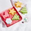 Christmas Gifts Set of 4 Bath Bombs, Festive Scented Bubble Bath Fizzies for Relaxing Spa Tub