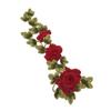 DIY Handmade Embroidery Floral Leaves Appliques Polyester Fiber Floral Patches  Wedding Decoration