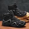 Мужские серые пустынные ботинки Chakkas, повседневные походные ботинки, черные кроссовки, студенческие скейтбордические туфли больших размеров с высоким верхом