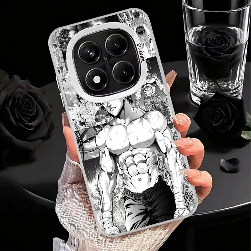 Baki the Grappler Anime Shockproof Phone Case for Xiaomi Redmi Note 15 14 13 12 Pro Plus 11 11S 11T 5G Cover Anti Fall Fundas