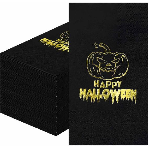 SietDESEO 25 Pieces 3-ply Thanksgiving Dinner Napk 13 x 15.7 Inch Guest Bathroom Napk Disposable Hand Towels for Bathroom Kitchen Fall Party