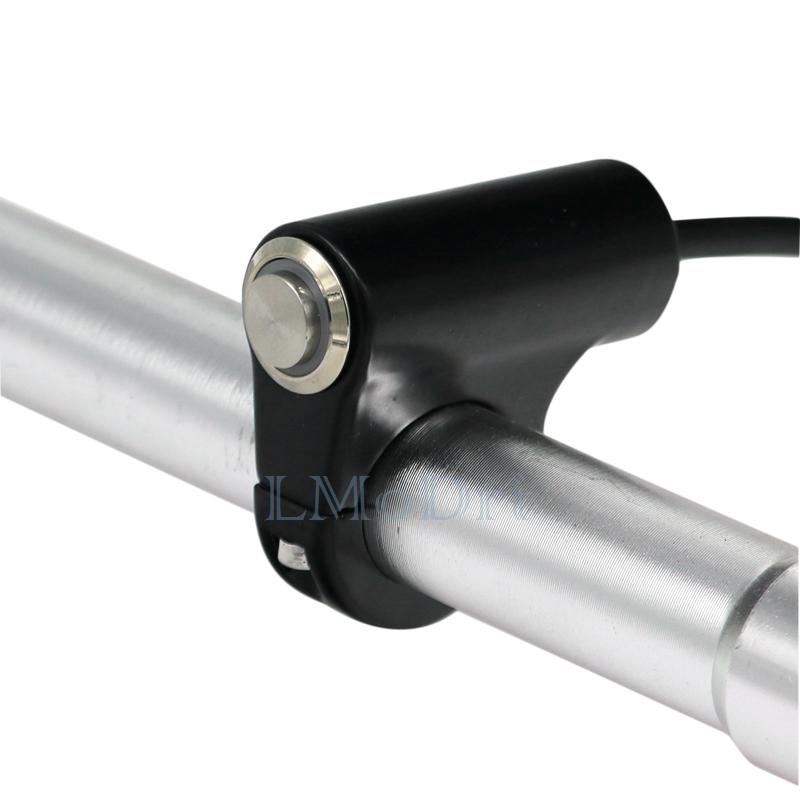 LMoDri переключатели для мотоциклов ATV, руль скутера, фары, аварийный противотуманный свет, переключатель ВКЛ-ВЫКЛ, алюминиевый ручной возврат, оптовая продажа 5