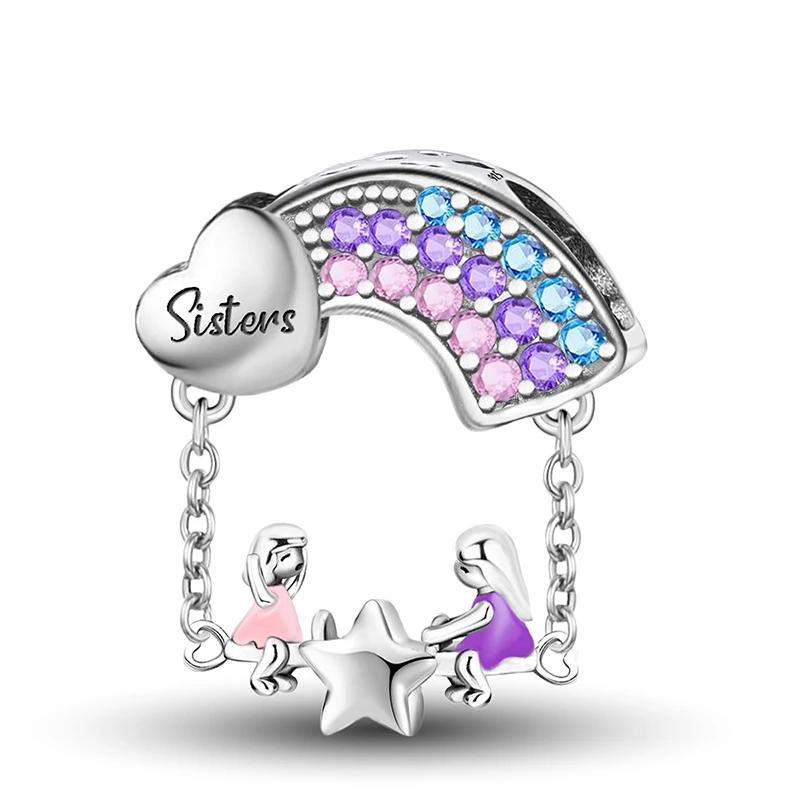 Медный ствол Ангел Гриб Дерево Жизни Шармы-подвески для щенков Подходят для оригинальных браслетов Pan DIY Изысканные ювелирные изделия Подарок