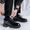 Мужские туфли-оксфорды Slip on, модные деловые туфли для мужчин, 2024, новые классические кожаные туфли для мужчин, мужская обувь