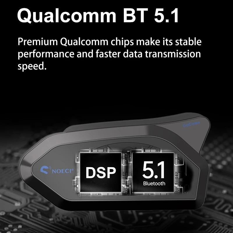 GOCOM4 мотоциклетный Bluetooth-интерком шлем коммуникатор гарнитура FM Ridao домофон Intercomunicador для 4 гонщиков PK V4 PLUS