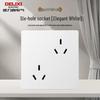 Настенный выключатель-розетка Delixi Electric CD101 Тип 86