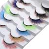 for Halloween Masquerade Party False Eyelashes Cat Eye Lashes Colored Lashes Fake Eyelashes
