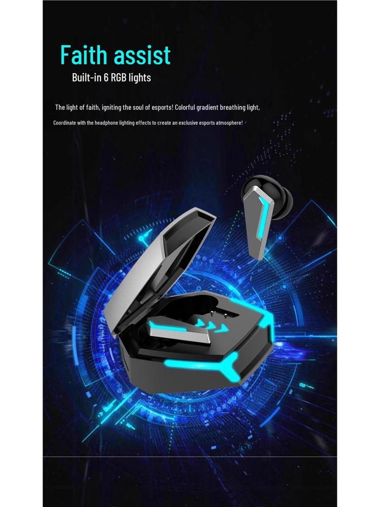 Новые беспроводные Bluetooth-наушники-вкладыши с шумоподавлением для игр 2025 года с долгим сроком службы батареи для мужчин и женщин