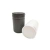 52 шт. 60 мл черная/белая HDPE медицинская бутылочка для таблеток с крышкой с кольцом для вытягивания для таблеток, капсул, порошка