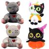 Cat Dark Series Plush Toy Cartoon Stuffed Doll Room Sofa Decoration Gift Kids