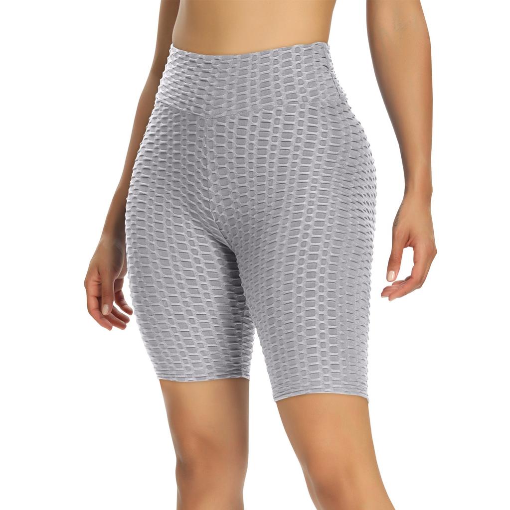 Women's Sexy Capris, Yoga, Fitness, Peaches,buttocks, Bubble Sports Leggings, No Pockets