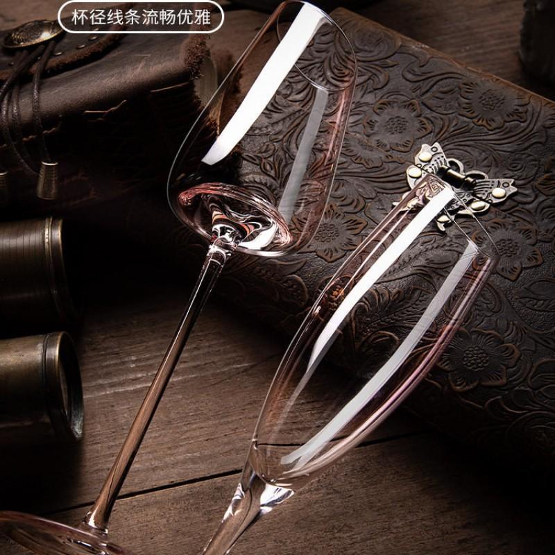 Elegant Crystal Champagne Flutes Set Wedding Gift Modern Minimalist Stemware 180ml Or 190ml 2/4/6 Pcs With Decorative Stand