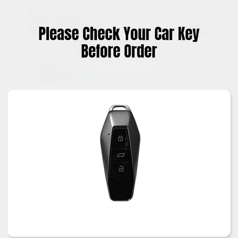 For ICAUR 03 03T JAECOO J6 iCar V23 Remote Car Key Fob Cover ABS Carbon Fiber Look Car Key Case Protection Shell Accessories