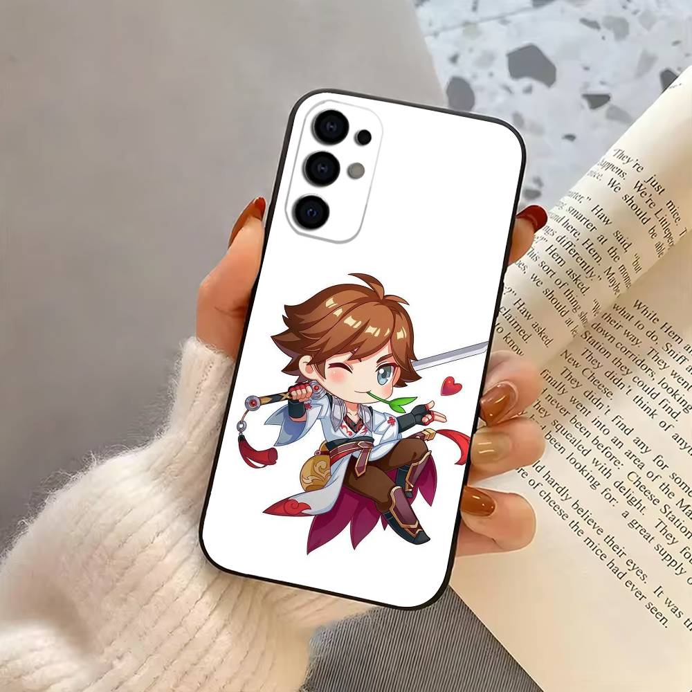 Чехол для телефона H-Honor of K-Kings Li Bai-es Для Samsung S25,S24,S21,S22,S23,S30,Ultra,S20,Plus,Fe,Lite,Note,10, Черный Чехол