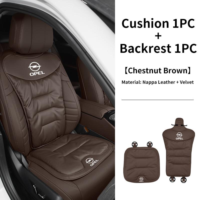 Велюровая подушка на автомобильное сиденье Кожаная спинка Чехол на сиденье Аксессуары Для Opel Corsa Astra Insignia Vectra Zafira Meriva Mokka Grandla