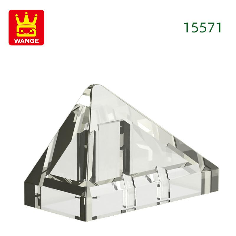 Нетоксичный 243 шт./лот 15571 Наклонный 45 2x1 Тройной с держателем для штырьков снизу Блок Moc Цветные Аксессуары Совместимые с Кирпичом Дети