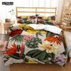 Растения Цветы Цифровая печать Полиэстер Комплекты постельного белья Детский Детский Покрывала Мальчики Пододеяльник Комплект Для Подростков Комплект постельного белья