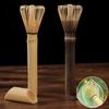 Bamboo Matcha Whisk 100 Prongs Handmade Chasen Brush for Matcha Green Tea No Paint Polish Whisk Holder Kitchen Gadget Gift