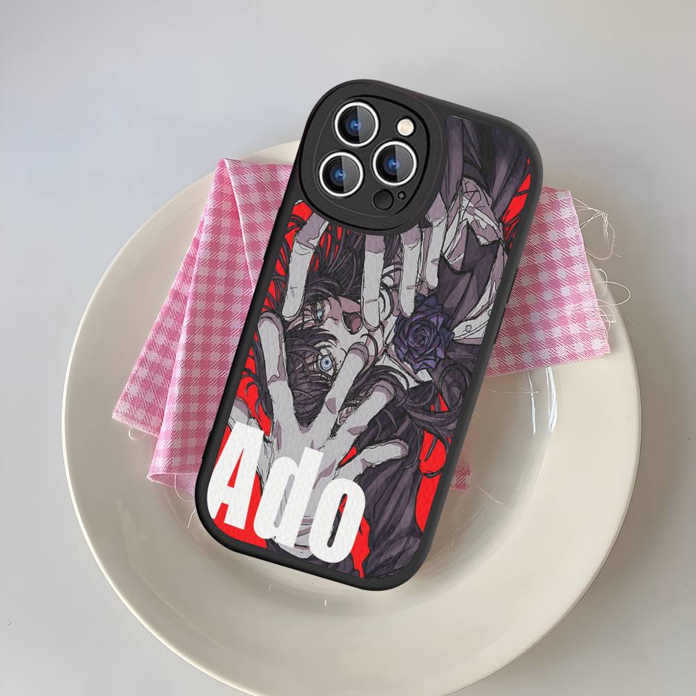 Чехол для телефона с изображением певицы Ado для IPhone 16 15 14 13 12 11 Pro Max Plus Ударопрочный кожаный чехол