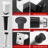 Adjustable Furniture Legs: Coffee Table, Sofa, TV Cabinet, Bed, and Telescopic Support Legs.