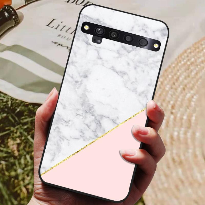 Мягкий ТПУ чехол для TCL 10 Pro Чехол T799B Силиконовый Мультяшный Задний Бампер Coque для TCL 10 Pro Чехлы T799H 10Pro Защитные Фундас