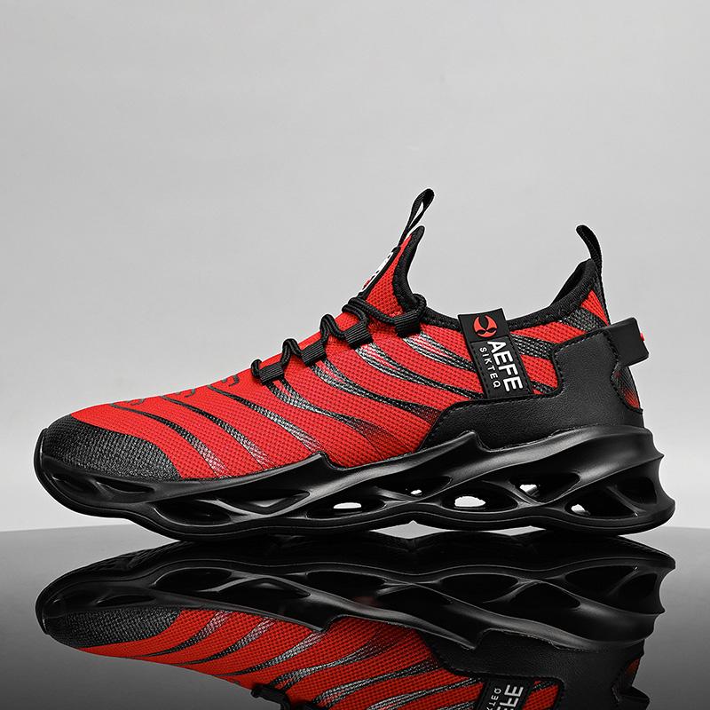 Летняя обувь большого размера, дышащая мужская обувь, летающая сетчатая обувь для бега, кроссовки