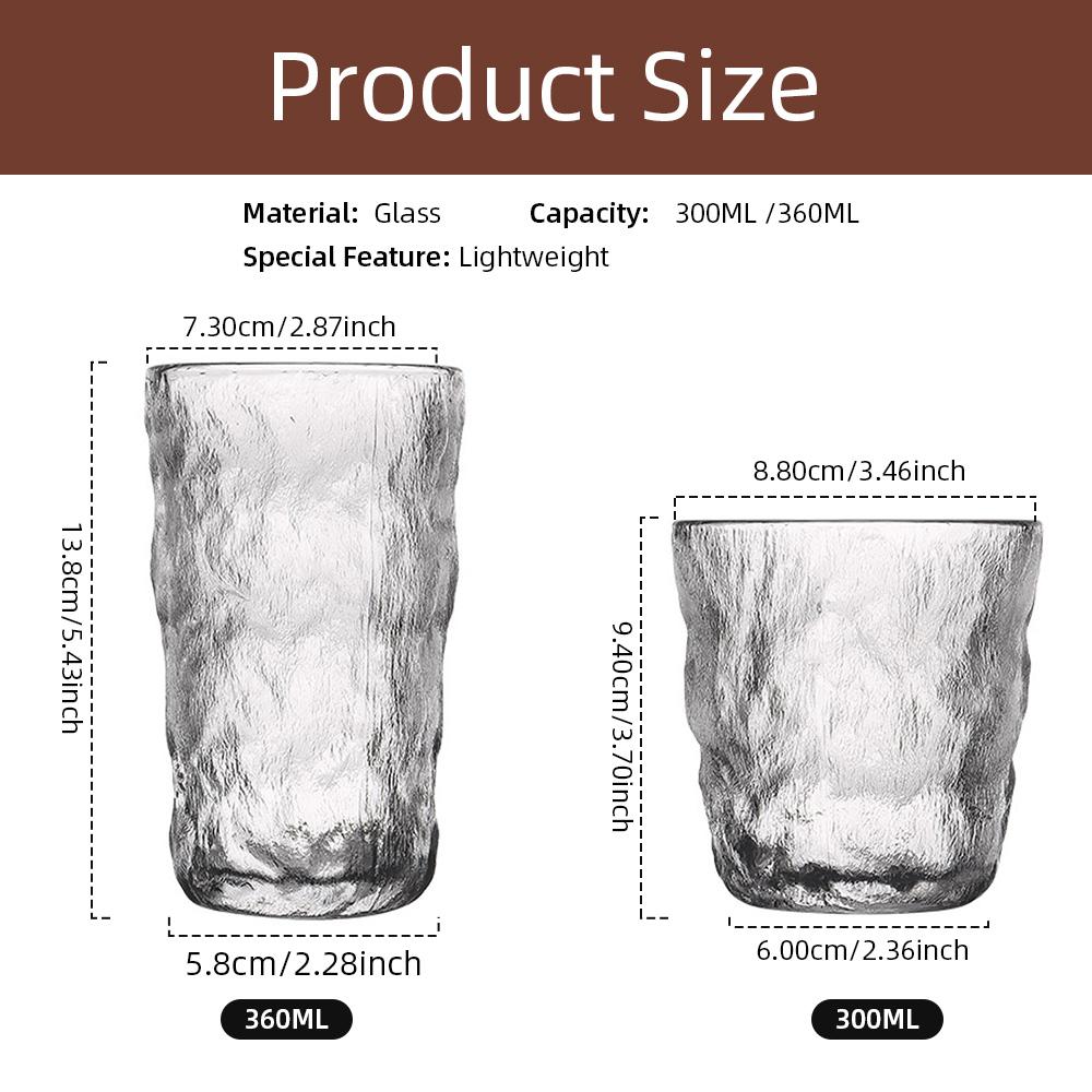 300 мл/360 мл стеклянная кружка матовое стекло ледник стакан для воды кофе виски пиво чай кружка для напитков молочная кружка стеклянные кружки ручка посуда для напитков